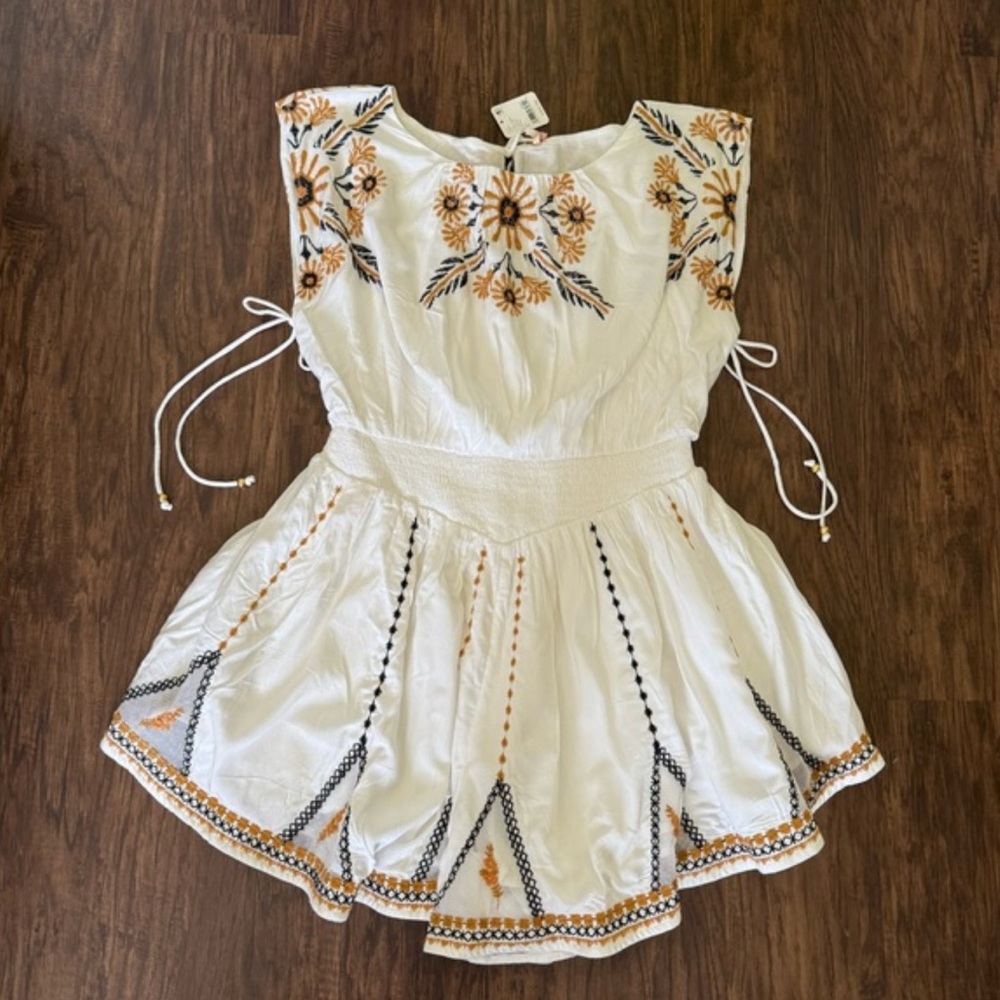 Free People Catalina Tie Back Romper